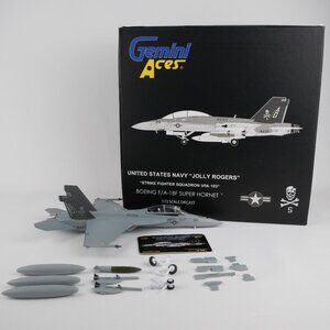 Boeing F/A 18F Super Hornet Jolly Rogers Gemini Aces # GAUSN1002 1/72 Diecast